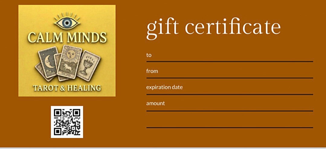 Calm Minds Gift Cards